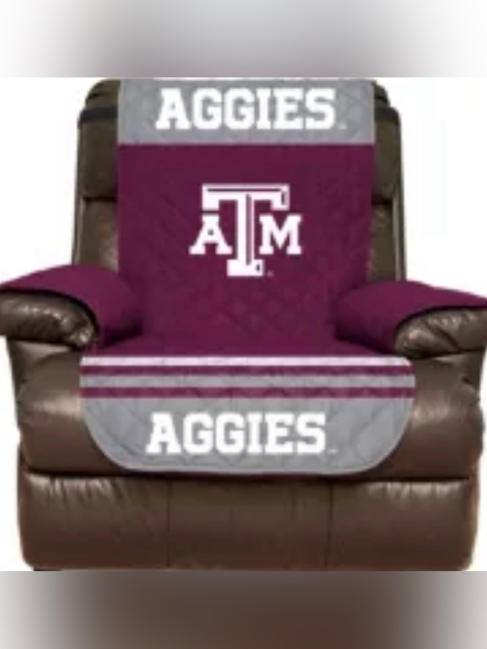 NWT Pegasus Sports Texas A & M Aggies Recliner Furniture Protector
